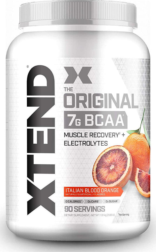 Scivation Xtend BCAA Powder, Branched Chain Amino Acids, BCAAs, Blood Orange, 90 Servings