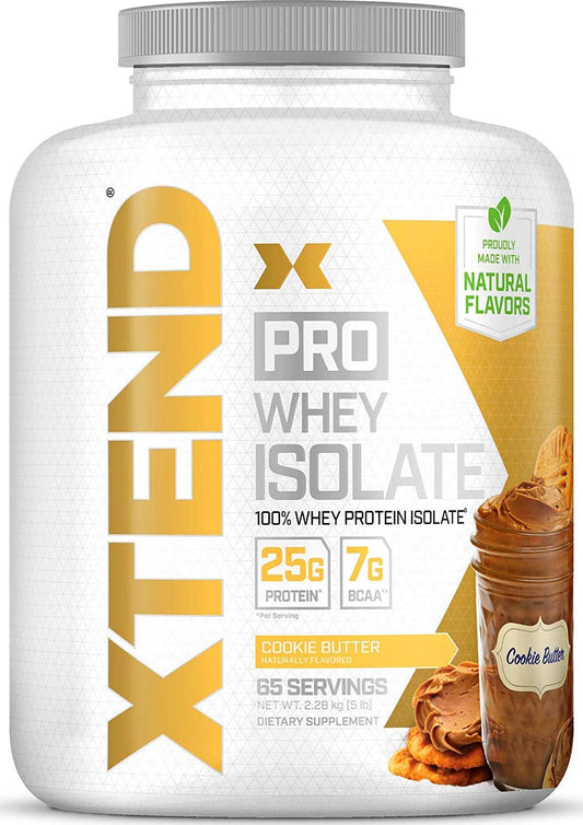 Scivation Xtend Pro, 100% Whey Protein Isolate Powder, Cookie Butter, 2.28kg