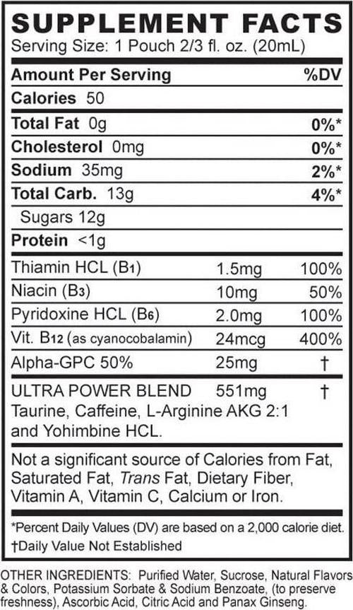 Screamin Energy Ultra, Pre-Workout Energy Shot with Caffeine, L-Arginine AKG, Alpha GPC, and Ginseng, French Roast Caramel Coffee Flavor, 24 Count