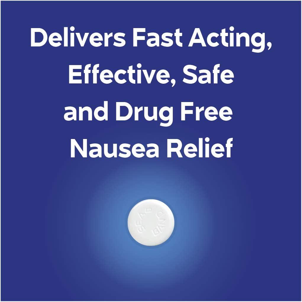 Sea-Band Anti-Nausea Ginger Gum For Motion and Morning Sickness, 24 Pieces