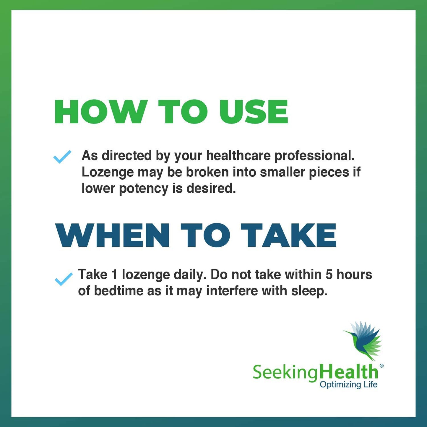 Seeking Health | Adeno B12 Supplement | 3,000 mcg Adenosylcobalamin | 60 Vitamin B12 Lozenges | Free of Common Allergens and Magnesium Stearate