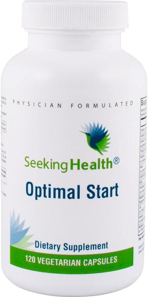 Seeking Health | Optimal Start | Daily Multivitamin Without B12, Iron, Calcium or Folate | Adaptogenic Herbs