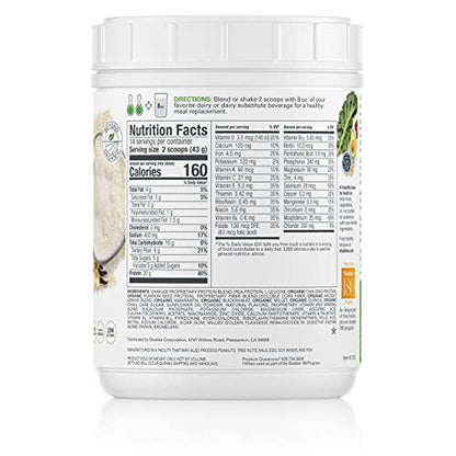 Shaklee - Life Shake Plant Protein Powder - Meal Replacement Shake - 14 Servings - Rich Chocolate