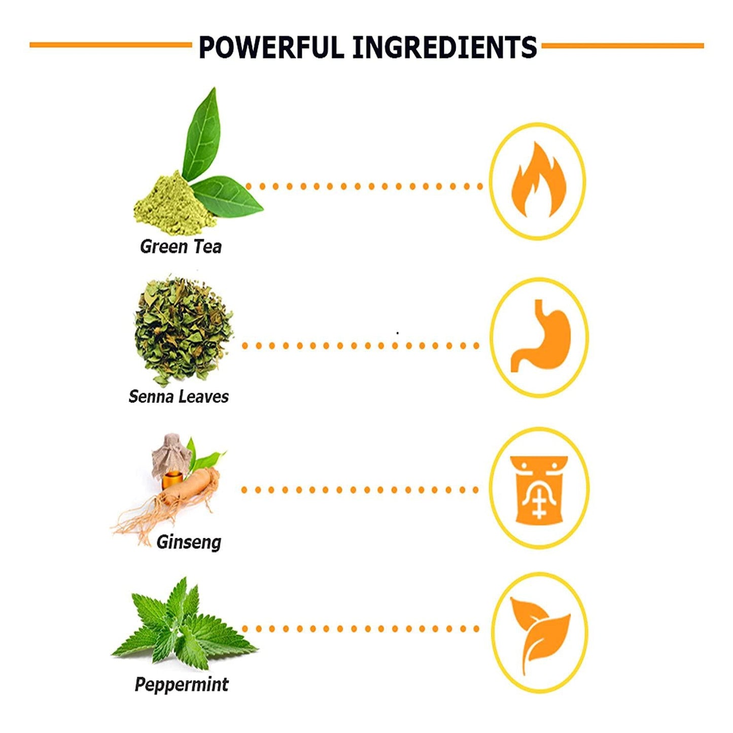 ShapeGate Skinny Detox Tea (28 Days) - for Weight Loss and Belly Fat - Colon and Body Cleanse - Constipation and Bloating Relief - Laxative Effect - Slim and Diet Tea - Green Tea + Senna + Ginseng