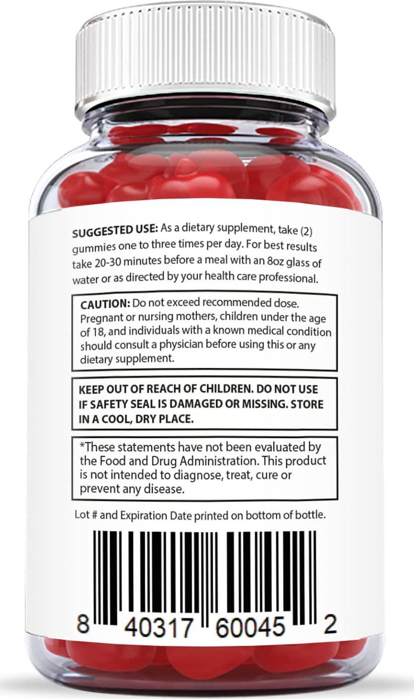 Simpli Health ACV Keto Gummies 1000MG with Pomegranate Juice Beet Root B12 60 Gummys
