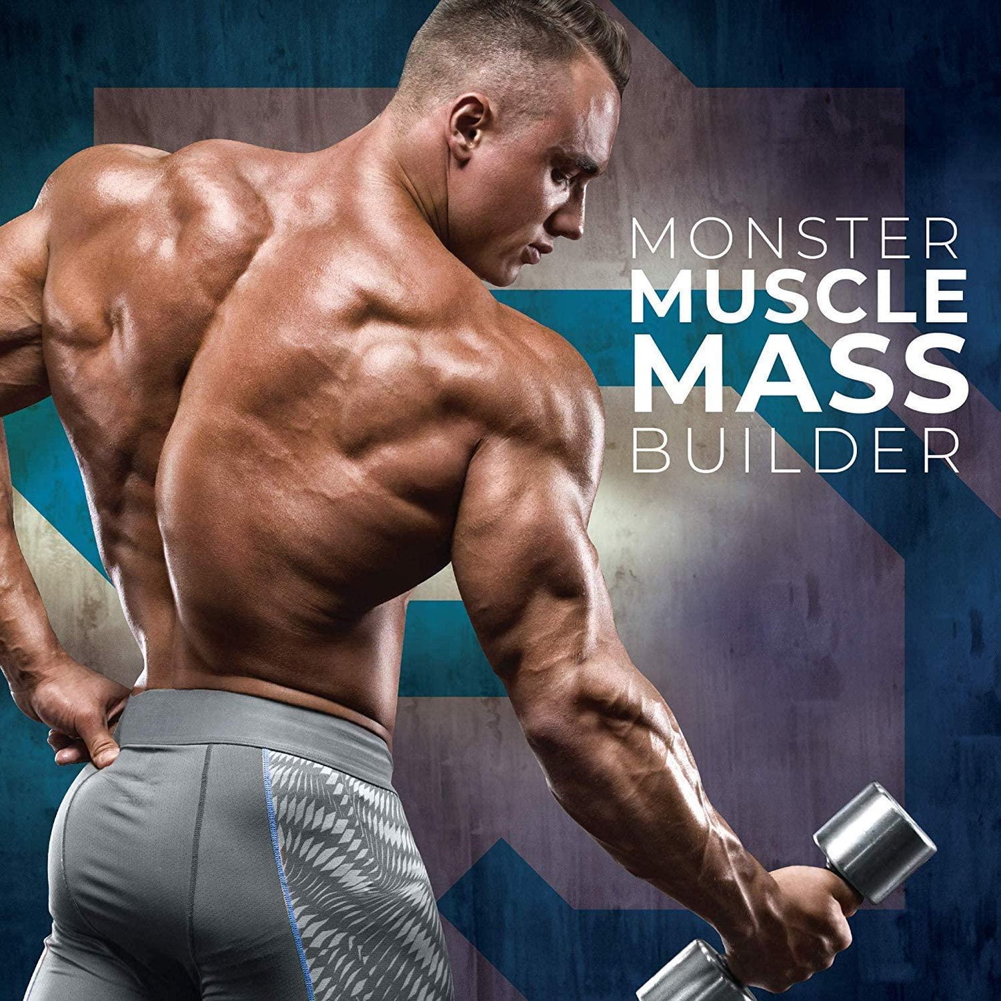 Siren Labs D1-T Strength Monster Muscle Mass-Building Testosterone Booster with D-Aspartic Acid – for a Boost and Increase in Total Testosterone Levels, Suppression of Estrogen (120 Capsules)