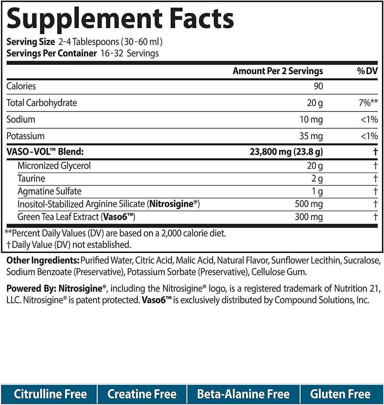 Siren Labs D1-T Strength Monster Muscle (120 Capsules) and Siren Labs Vaso-VOL Liquid Muscle Pump Volumizer (Mixed Berry)