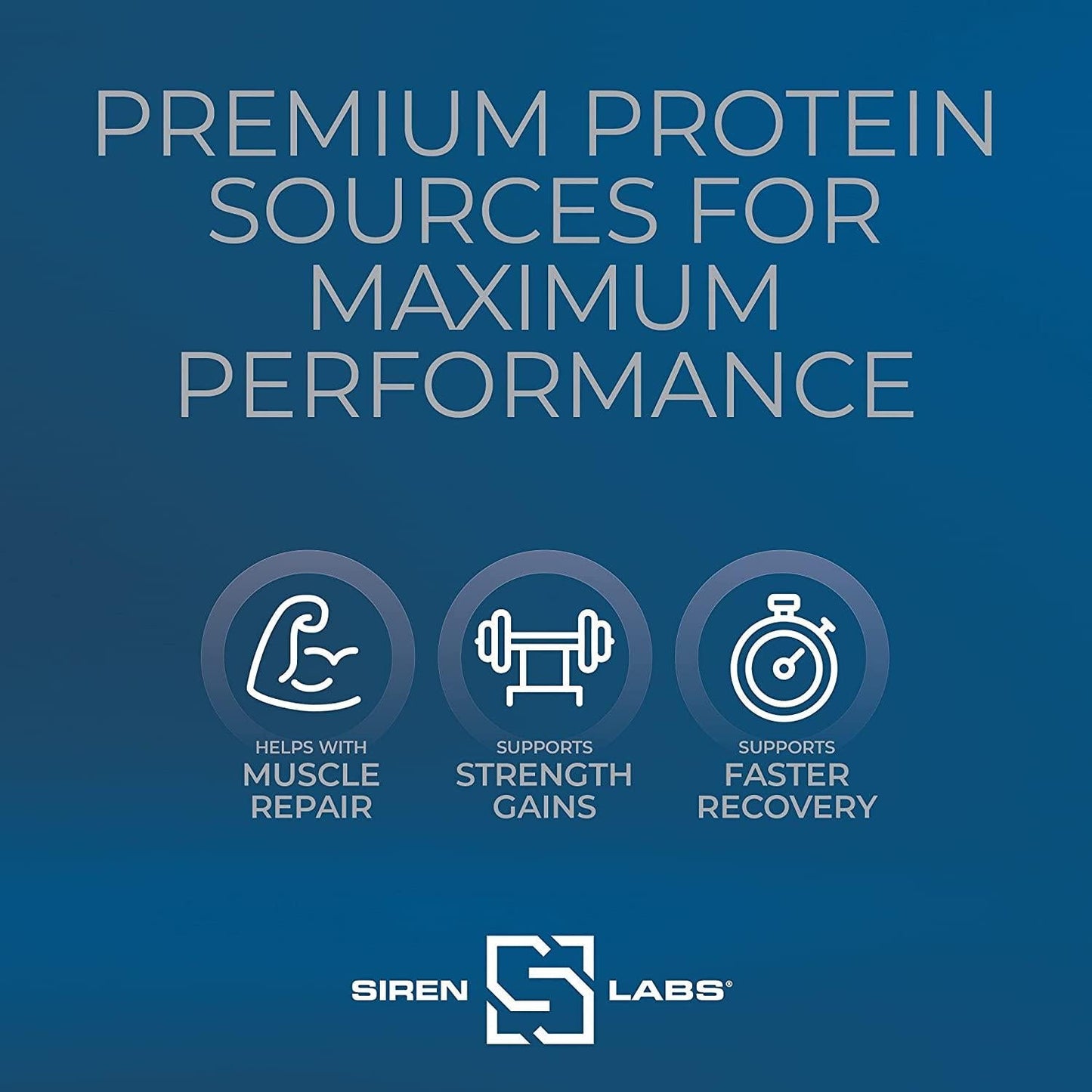 Siren Labs Isolate Premium Whey Protein Powder Keto Isolate and Hydrolysate with Amino Acids Including Glutamine for Lean Muscle Growth and Recovery - Decadent Chocolate (30 Servings)