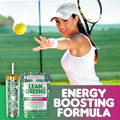 Skinny Boost Let's Go Bundle-Daytime Tea, Evening Tea, ACV Gummies, Youth Boost Multi-Collagen Powder, Lean Greens Plus, Belly Blaster, Disc and Band Workout, Plus Palm Tumbler