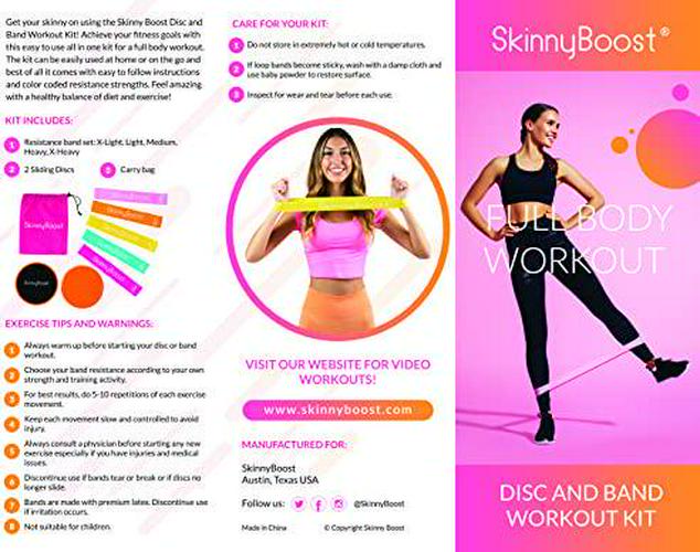 Skinny Boost Let's Go Bundle-Daytime Tea, Evening Tea, ACV Gummies, Youth Boost Multi-Collagen Powder, Lean Greens Plus, Belly Blaster, Disc and Band Workout, Plus Palm Tumbler