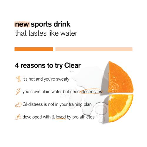 Skratch Labs Clear Hydration Drink Mix, Orange (8.5 oz, 16 Servings)- Unflavored Electrolyte powder for Exercise, Endurance and Performance- Essential Electrolytes for Energy and Rapid Recovery- Non-GMO