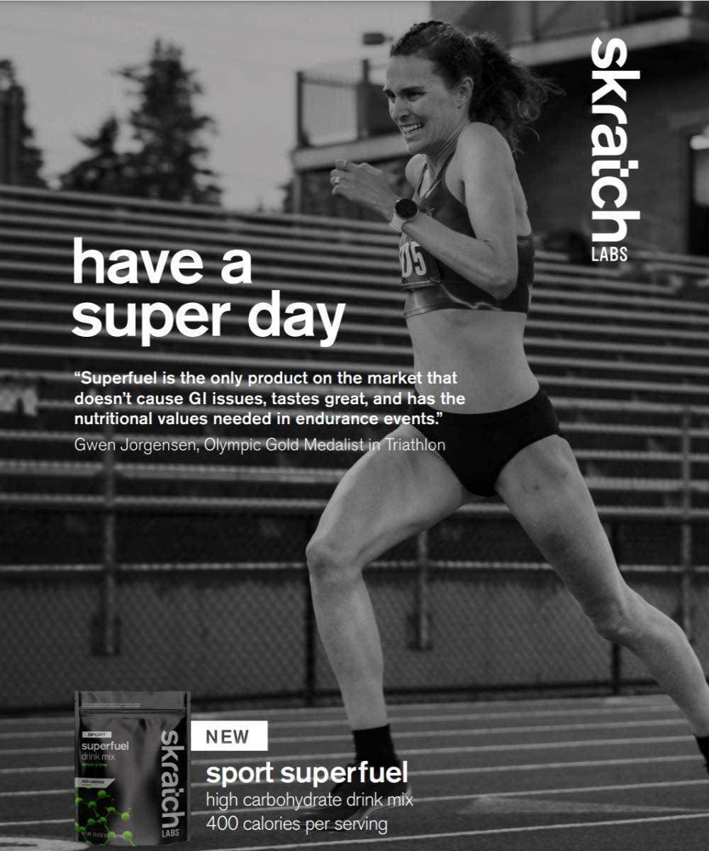 Skratch Labs Superfuel Carbohydrate Powder Drink Mix, Carbohydrate Supplement with Cluster Dextrin and Electrolytes, Endurance Energy Drink, (Raspberry, 840 Grams