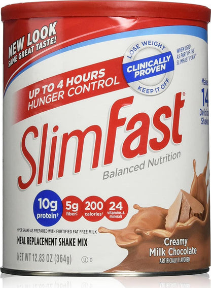 Slimfast Original Meal Replacement Shake Mix, Chocolate, 12.83 Ounce