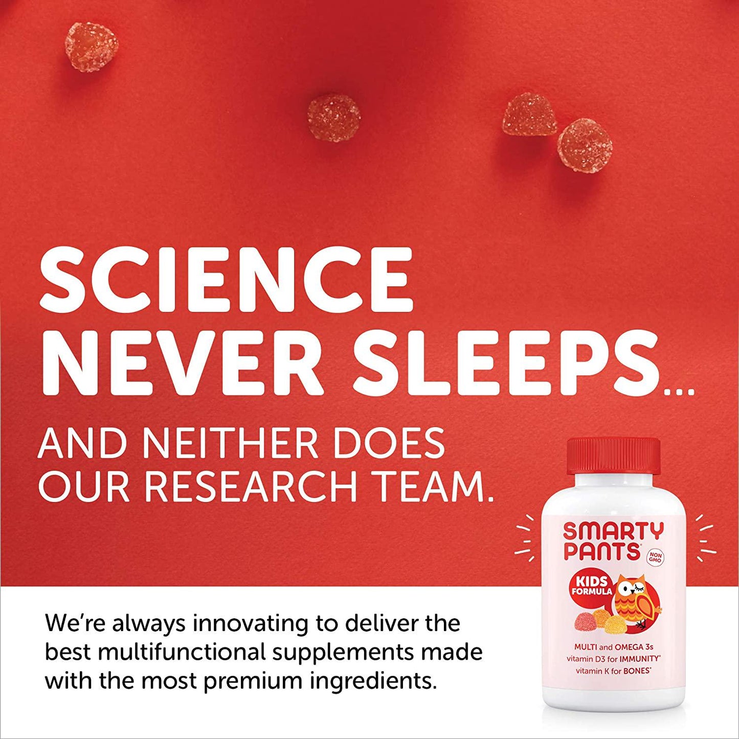 SmartyPants Kids Complete Daily Gummy Vitamins, 90 count