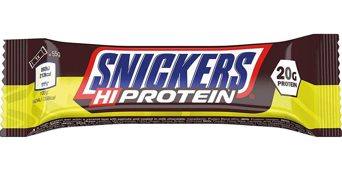 Snickers Hi Protein Bars - 12 Bars