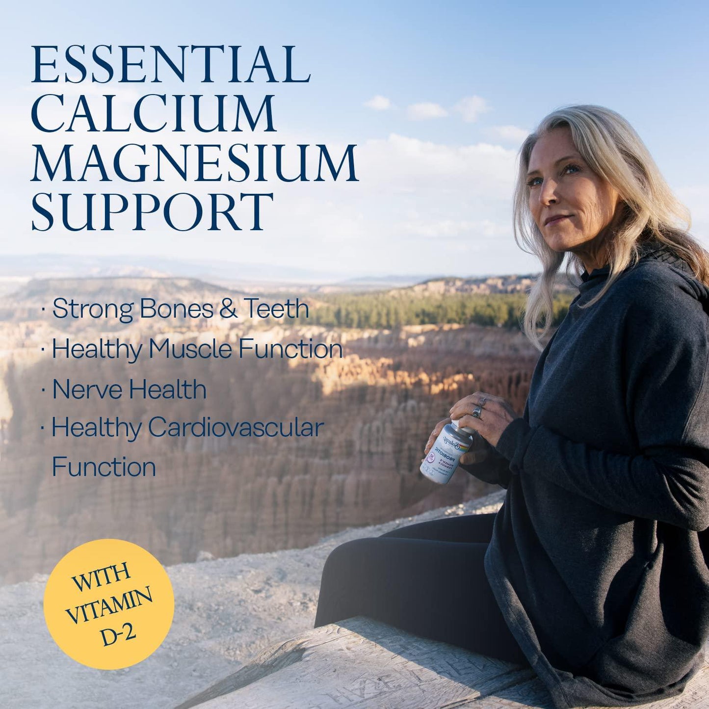 Solaray Cal-Mag Citrate w/ Vit D 2:1 360 Vegetarian Capsules