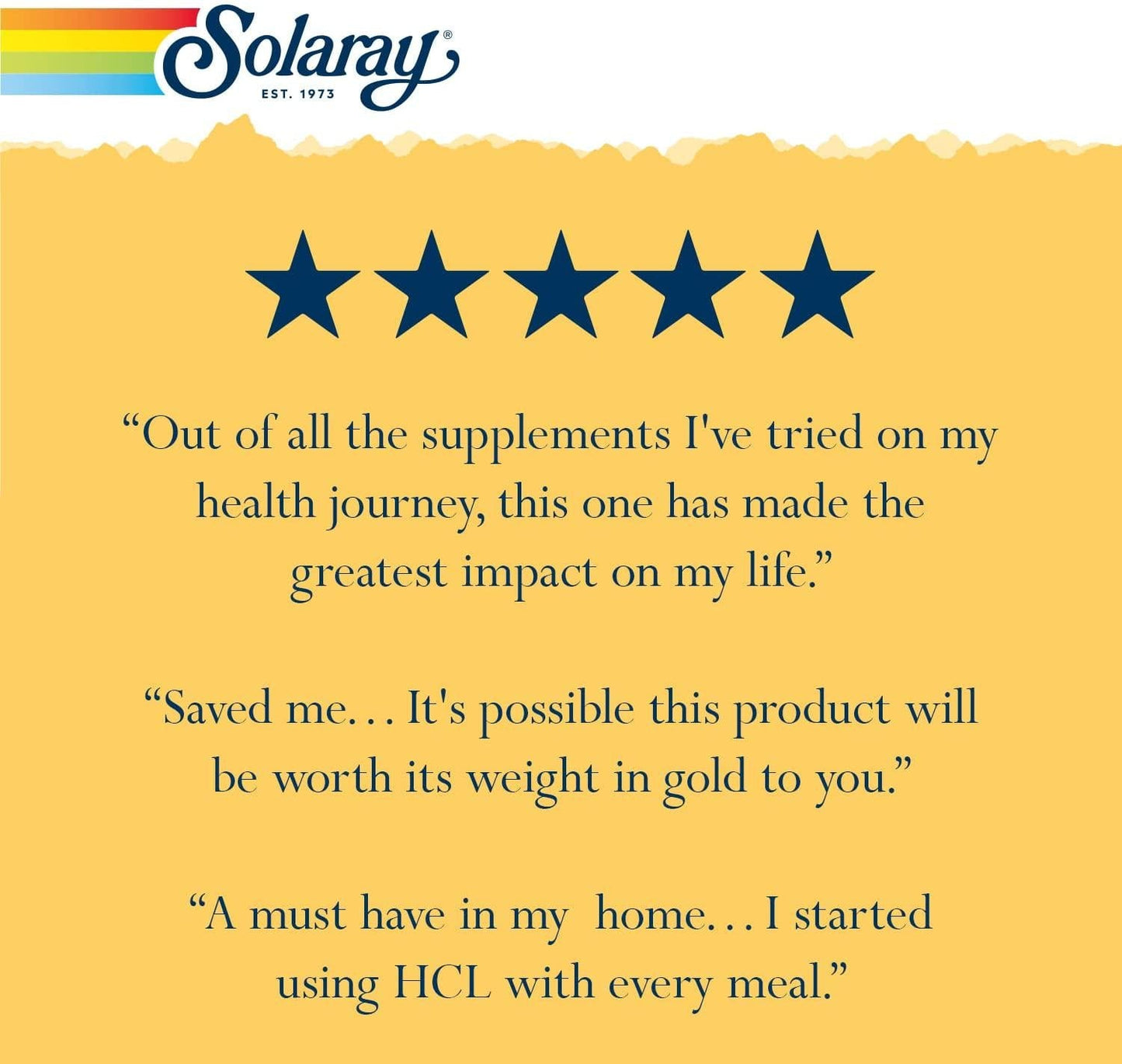 Solaray High Potency Betaine HCL with Pepsin 650 mg | Hydrochloric Acid Formula for Healthy Digestion Support | Lab Verified (275 CT)