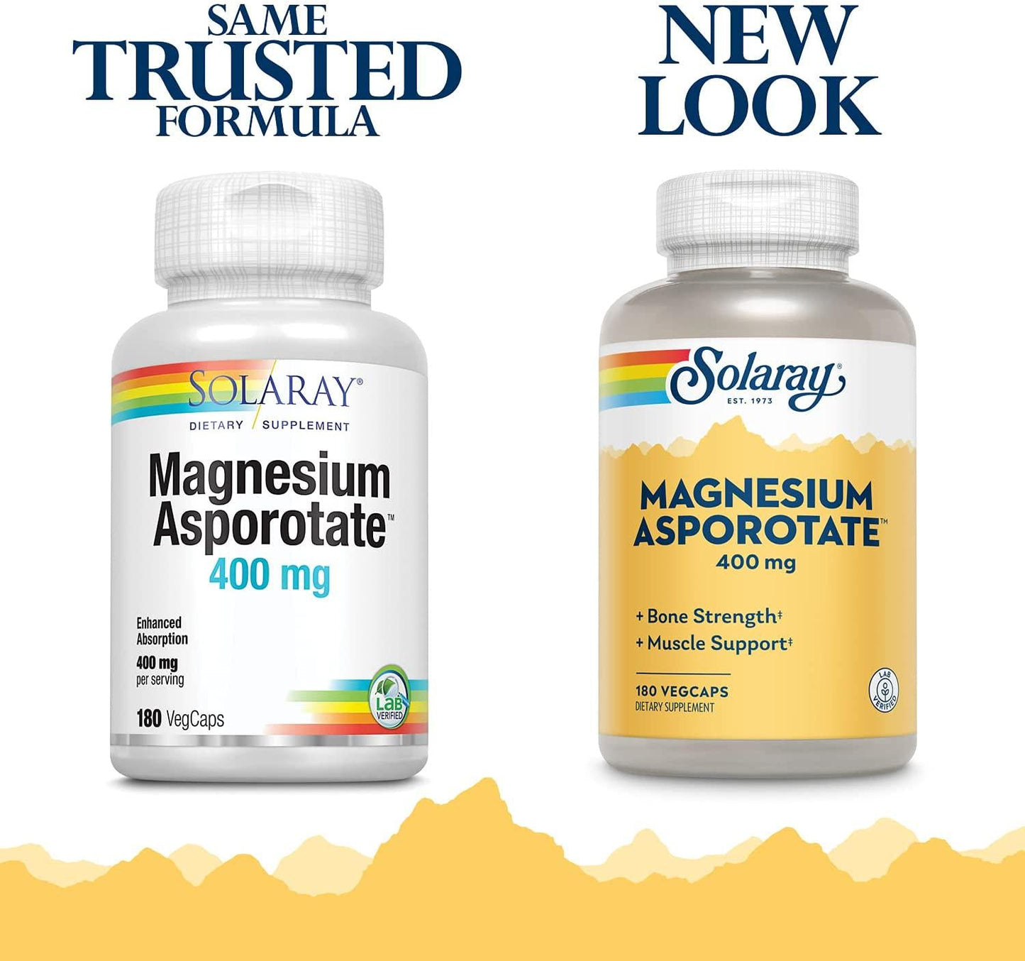 Solaray Magnesium Asporotate 400 mg | Aspartate, Orotate and Citrate Complex | Healthy Heart, Muscle, Nerve and Circulatory Function Support | 180 VegCaps