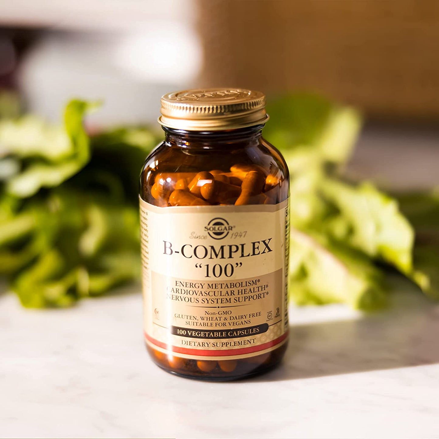 Solgar - B Complex 100 - 100 Vegetarian Capsules