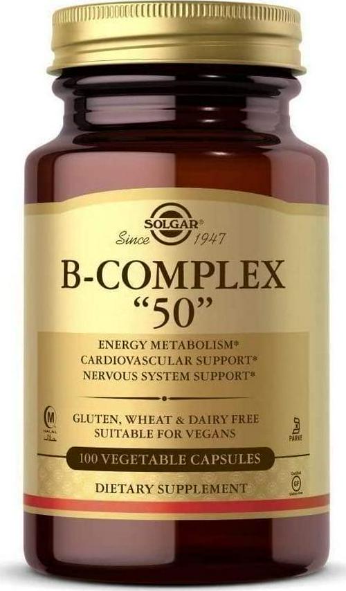 Solgar - B Complex 50-100 Vegetarian Capsules