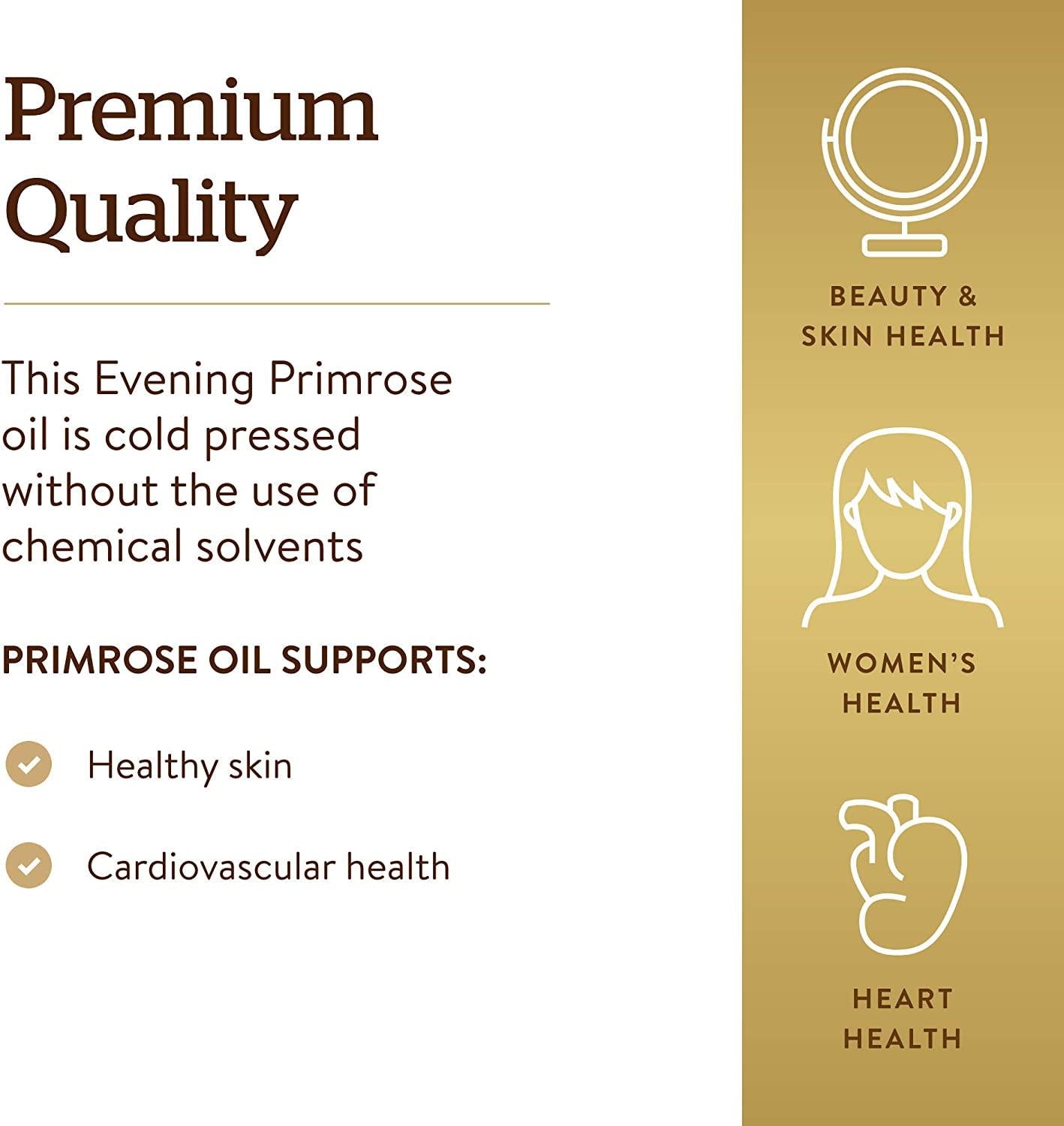 Solgar - Evening Primrose Oil 500 mg. - 180 Softgels