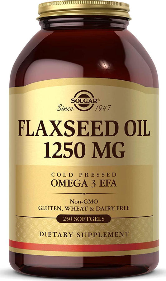 Solgar – Flaxseed Oil 1250 mg, 250 Softgels