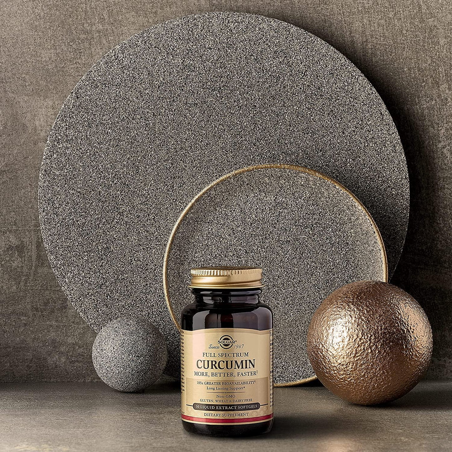 Solgar Full Spectrum Curcumin Liquid Extract, 90 Softgels - Faster Absorption - Brain, Joint and Immune Health - Long Lasting Support - Non GMO, Gluten Free, Dairy Free - 90 Servings