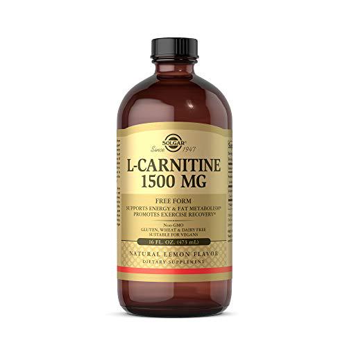 Solgar L-Carnitine Liquid, 1500 mg, 16 oz, Natural Lemon Flavor