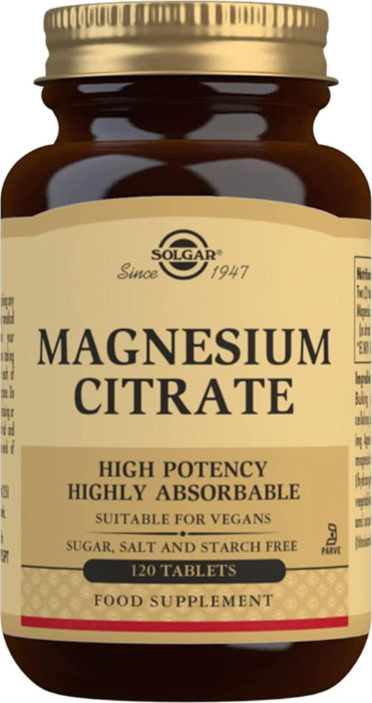 Solgar - Magnesium Citrate, 120 Tablets