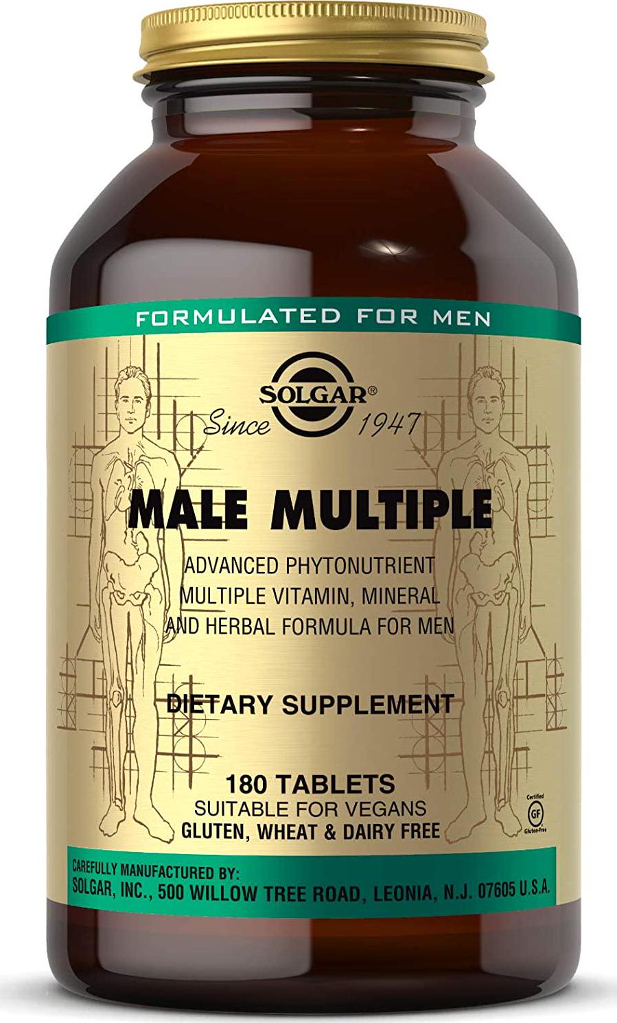 Solgar - Male Multiple - 180 Tablets