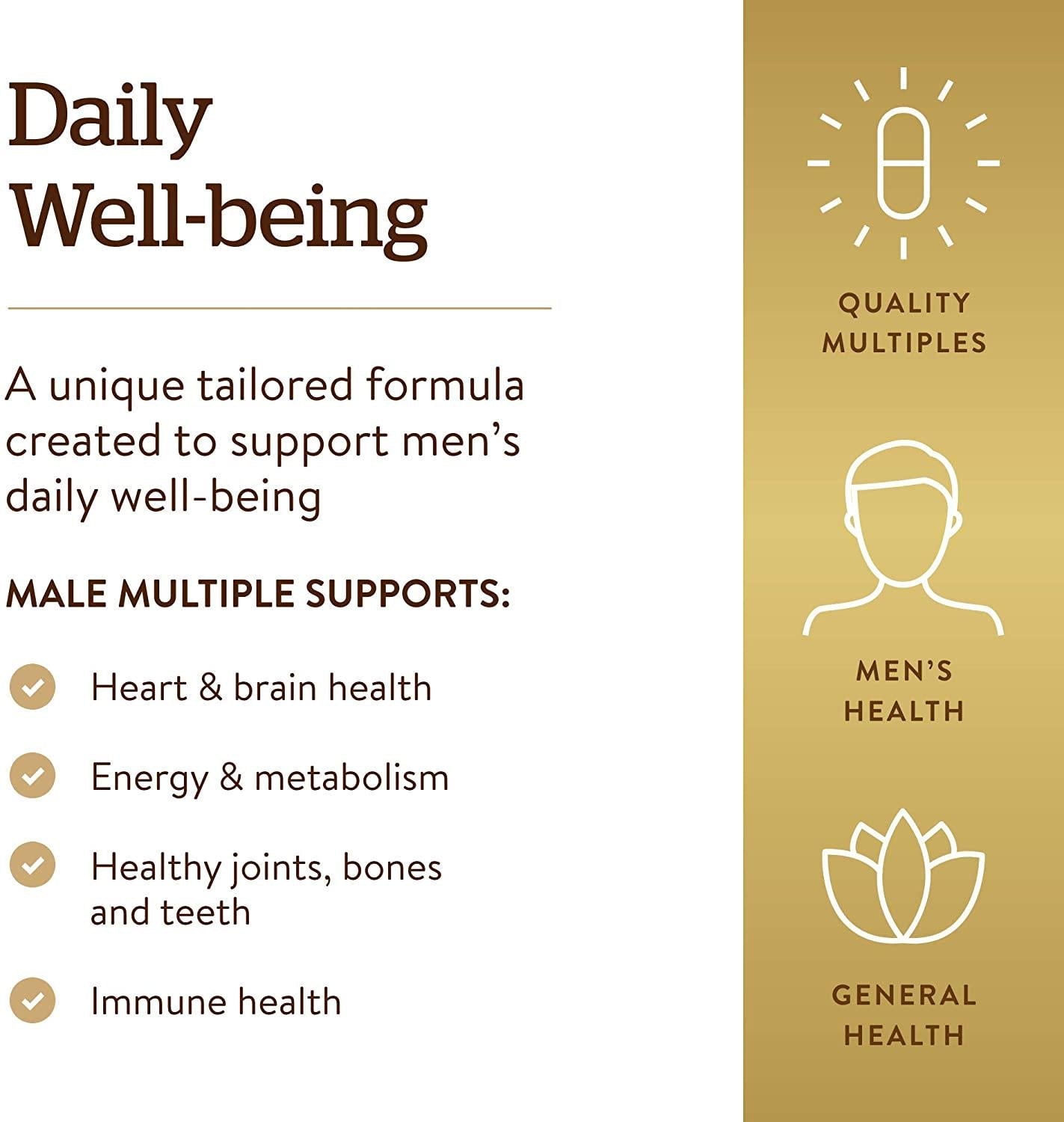 Solgar - Male Multiple - 180 Tablets