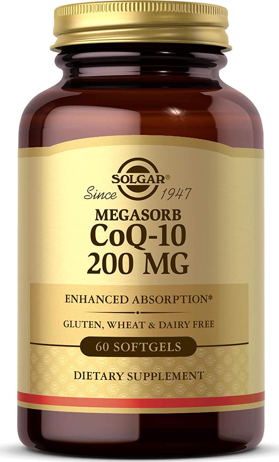 Solgar – Megasorb CoQ-10, 200 mg, 60 Softgels