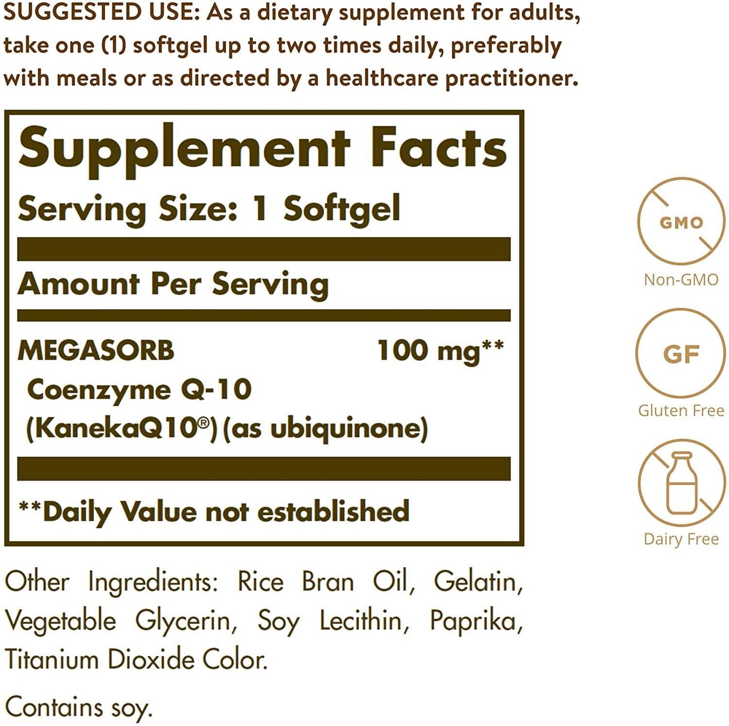 Solgar - Megasorb CoQ-10 100 mg Softgels 90 Count