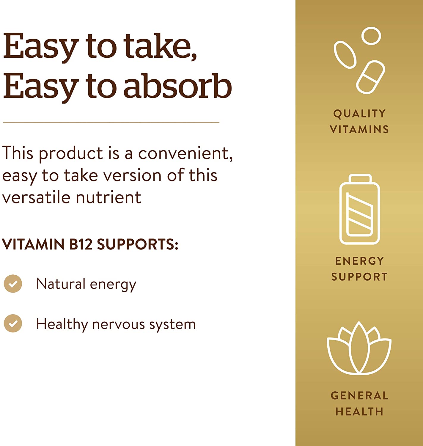 Solgar Methylcobalamin (Vitamin B12) 1000 mcg Nuggets, 60 Count 2 Pack