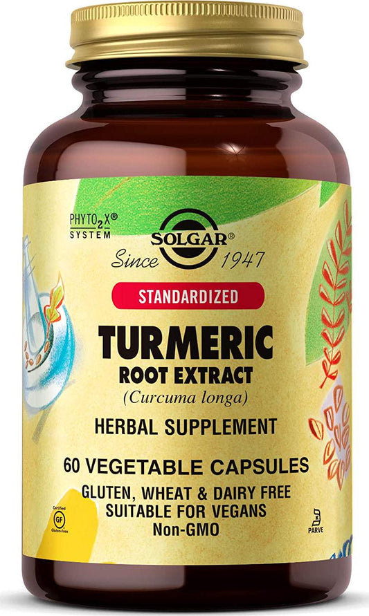 Solgar - Turmeric Root Extract Standardized - 60 Vegetarian Capsules