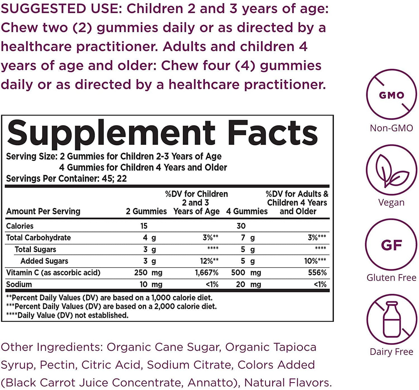 Solgar U Cubes Vitamin C Gummies 90 Ct