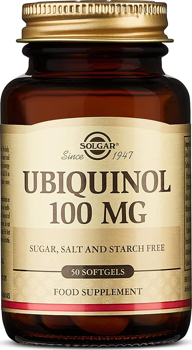 Solgar – Ubiquinol with Reduced CoQ-10 100 mg, 50 Softgels