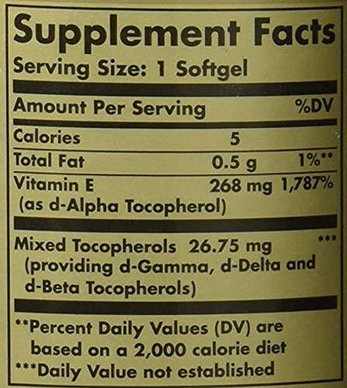Solgar Vitamin E 268 Mg (400 Iu) 100 Servings, 100 Count (Pack of 12)