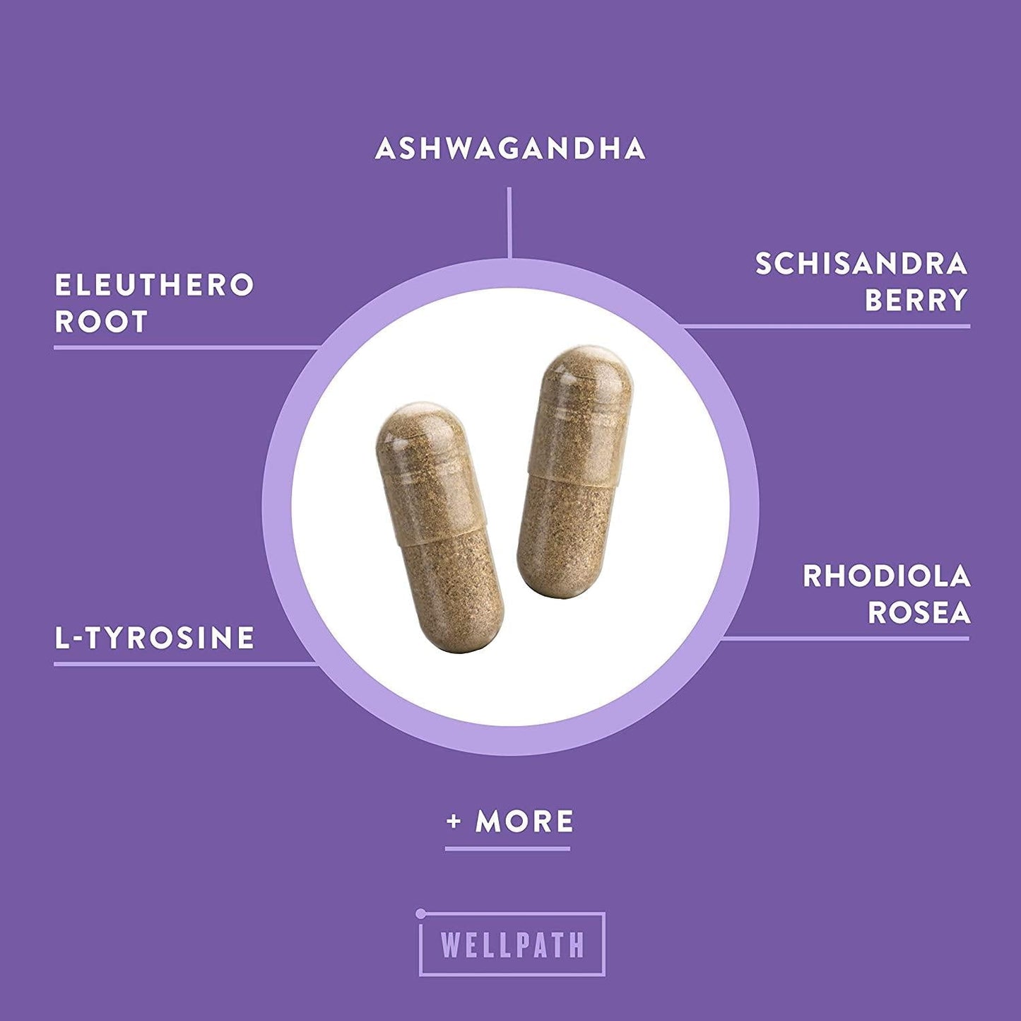 Soothe Thyroid Support and Adrenal Support Supplement - 2 in 1 Natural Vegan Formula to Support Energy, Metabolism, Adrenal Fatigue Relief, Stress Response, and Cortisol Balance