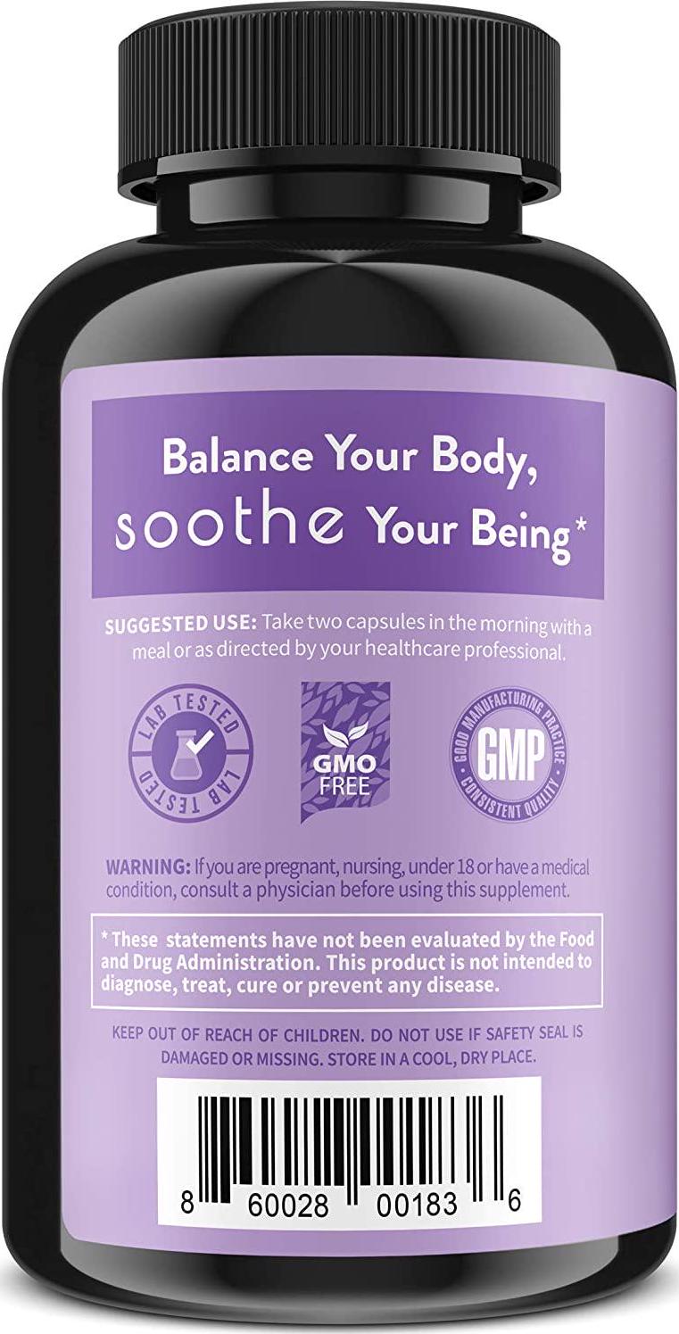 Soothe Thyroid Support and Adrenal Support Supplement - 2 in 1 Natural Vegan Formula to Support Energy, Metabolism, Adrenal Fatigue Relief, Stress Response, and Cortisol Balance