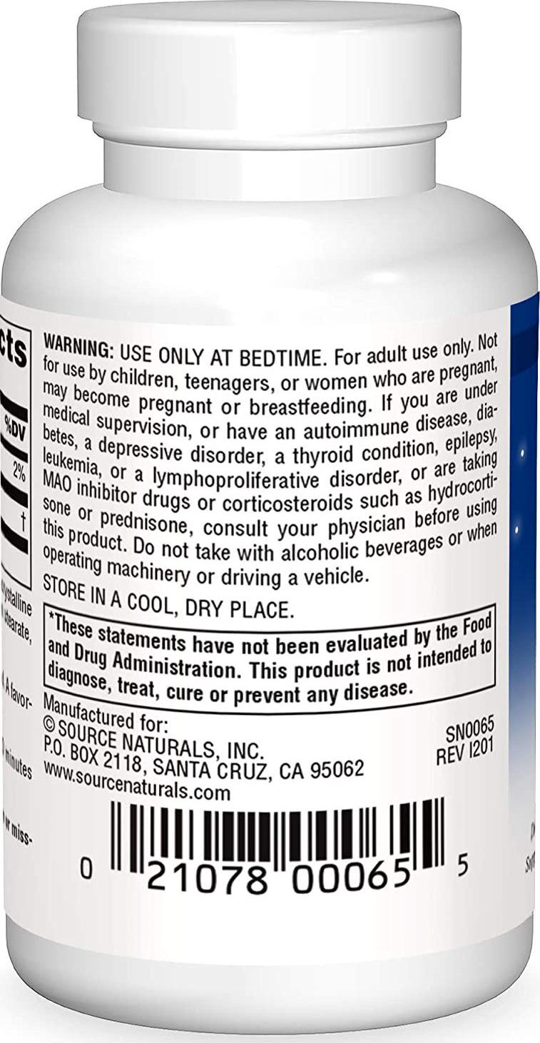 Source Naturals Sleep Science Melatonin 3 mg - 60 Time Released Tablets