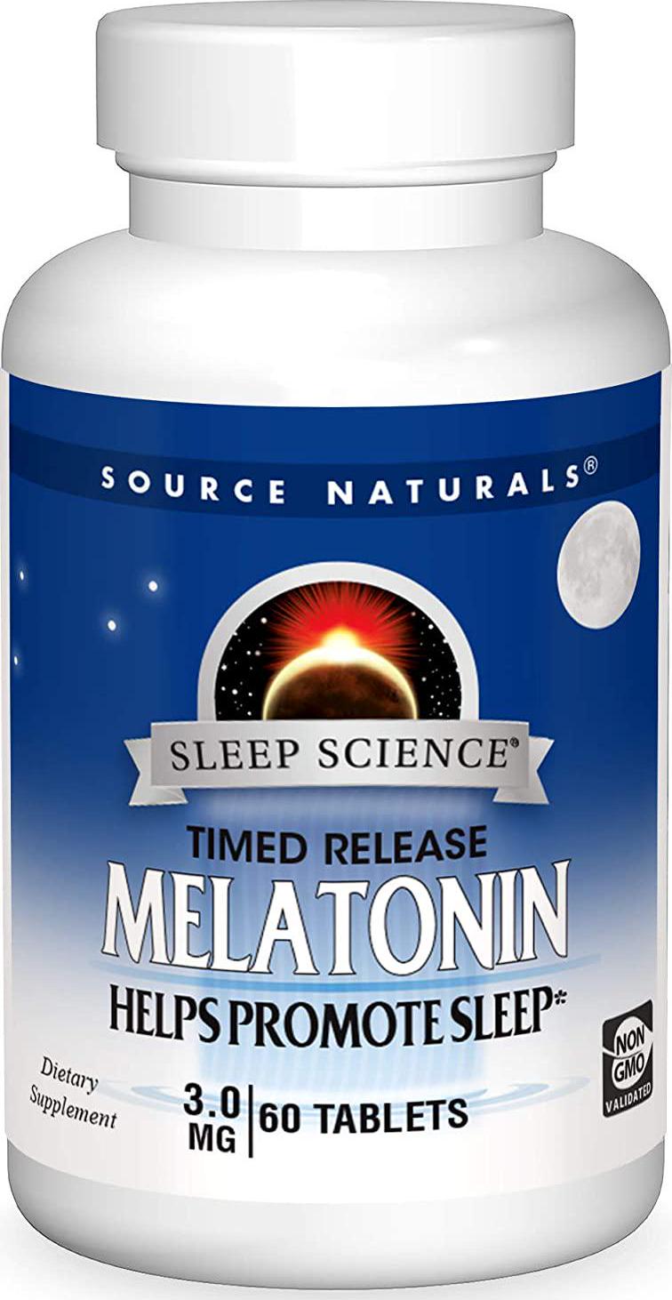 Source Naturals Sleep Science Melatonin 3 mg - 60 Time Released Tablets