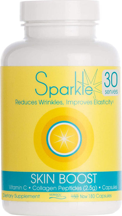 Sparkle Collagen Peptide Supplement Capsules (30 days x 2500mg)