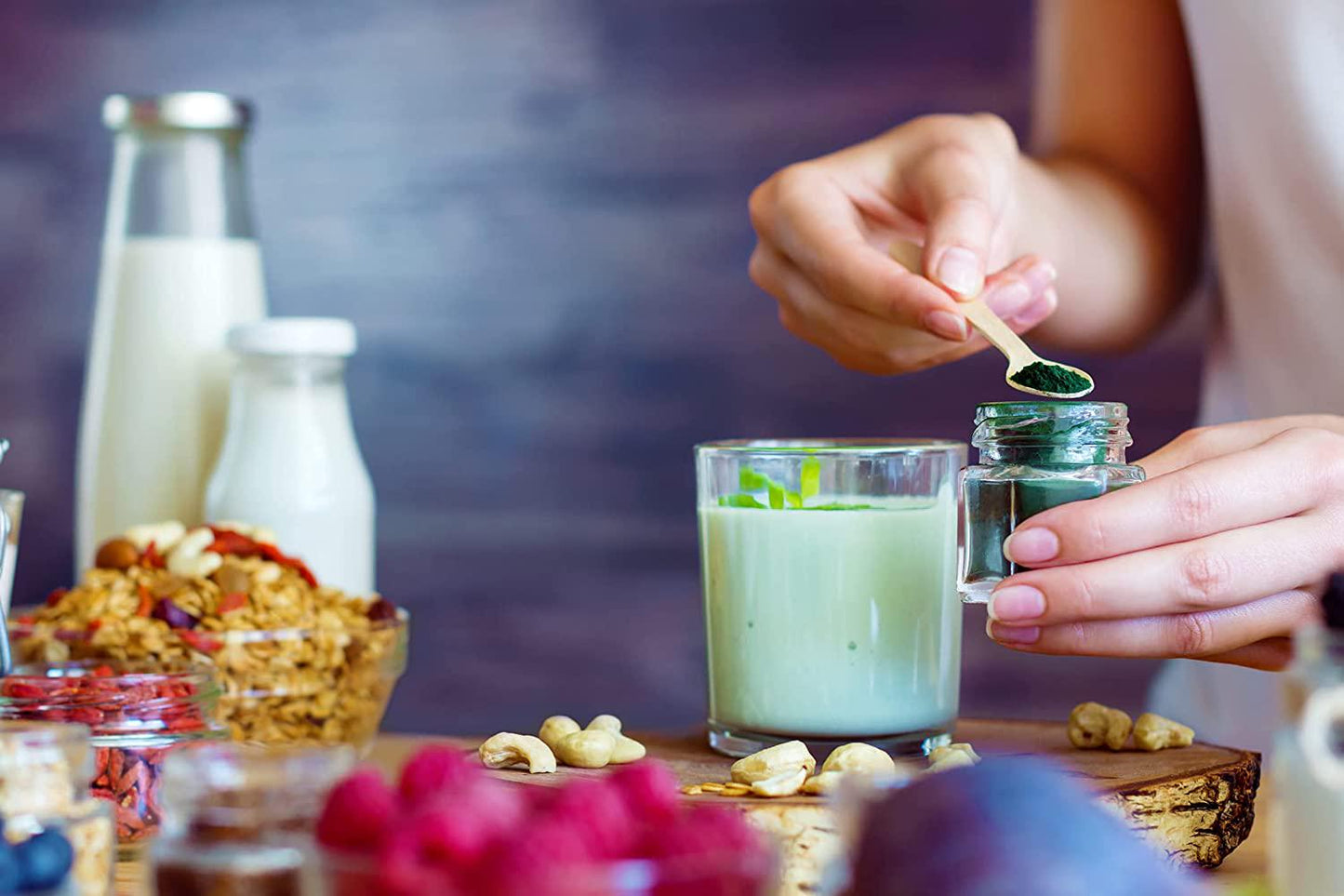 Spirulina Powder Non-GMO Organic 1 kg | Superfood Algae | Vegetarian, Gluten Free and Non-Irradiated