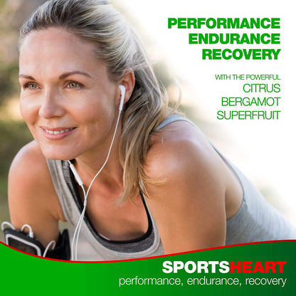 Sports Citrus Bergamot SuperFruit | Enhances Athletic Performance, Endurance and Recovery Naturally | Maintains Cardiovascular, Heart and Cholesterol Health | 47% BPF Super Strength Formula | 60 Tabs