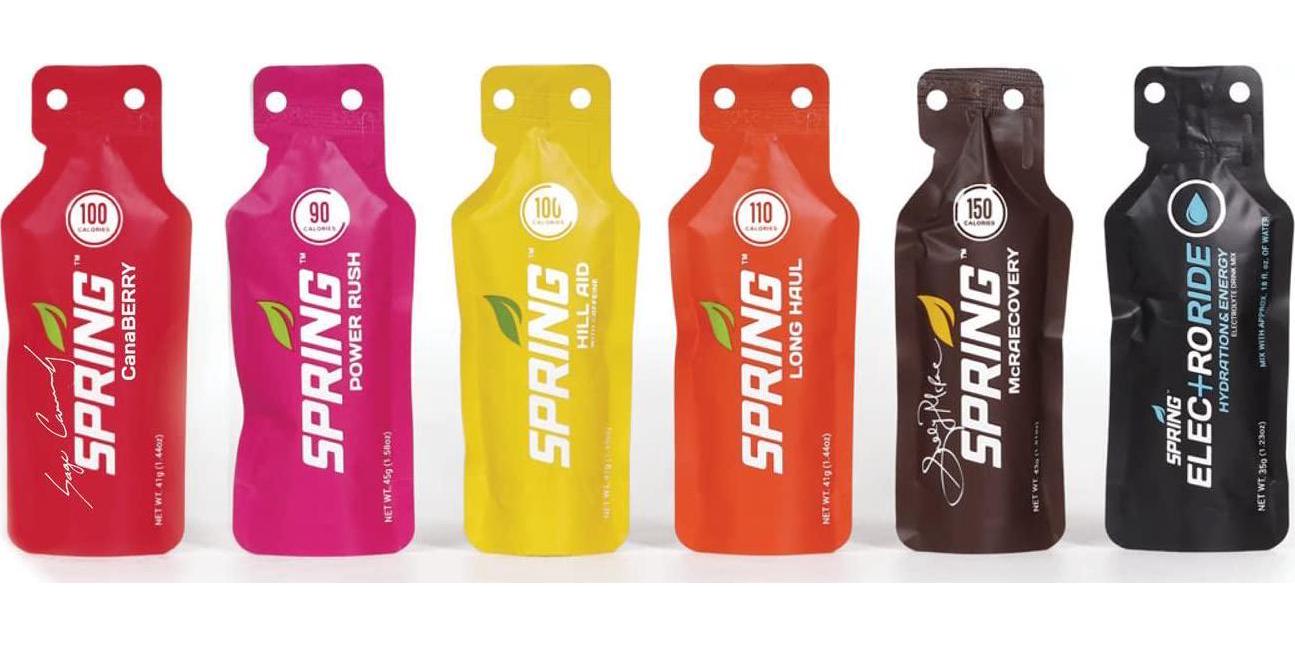 Spring Energy Gel - Variety Pack 12 Ct - Sports Nutrition Energy Gels for Runners
