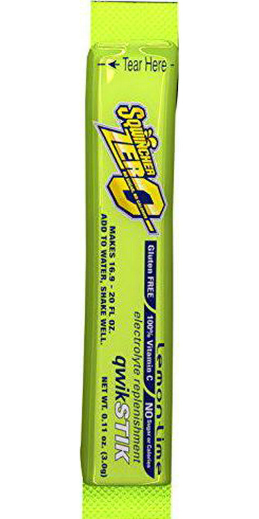 Sqwincher 060106-LL Zero Qwik Stik Powder, 20 oz, Yellow, Standard (Pack of 50)