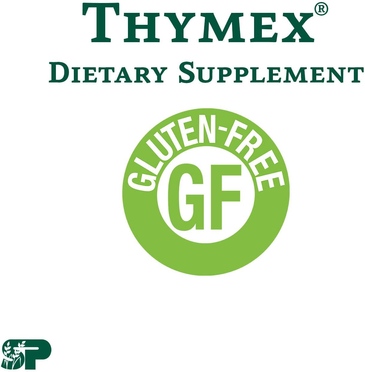 Standard Process Thymex - Whole Food Cholesterol, Thymus Supplement and Immune Support Supplement with Vitamin C, Magnesium Citrate, and Calcium Lactate - Gluten Free - 90 Tablets