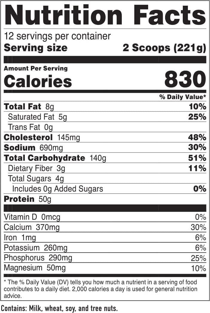 Staunch Kanga Milk (Milk Chocolate) 6LBS - Mass Gainer