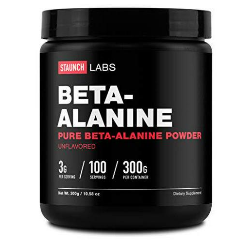 Staunch Labs Beta Alanine 300 Grams - 3 Grams Per Serving, 100 Servings